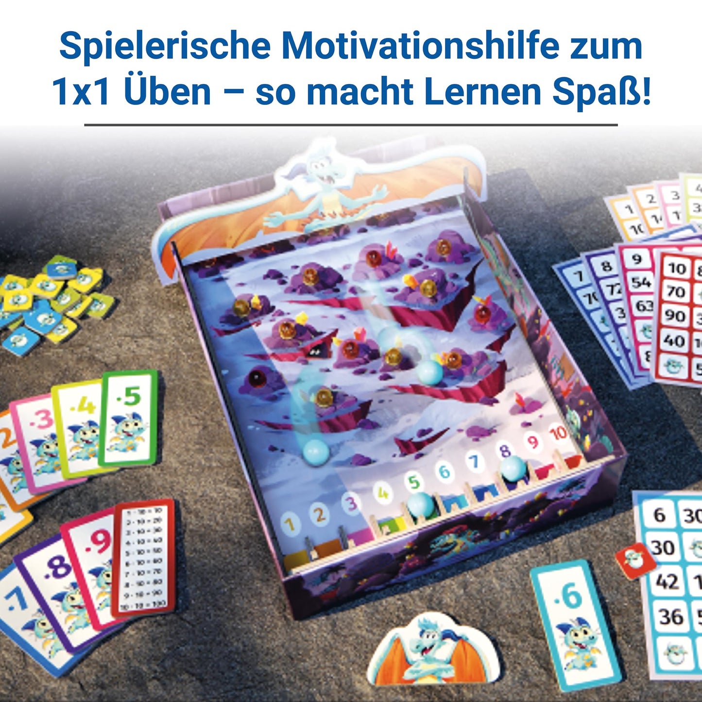 Ravensburger 24976 Joc dragoni, inmultire, 7-10 ani