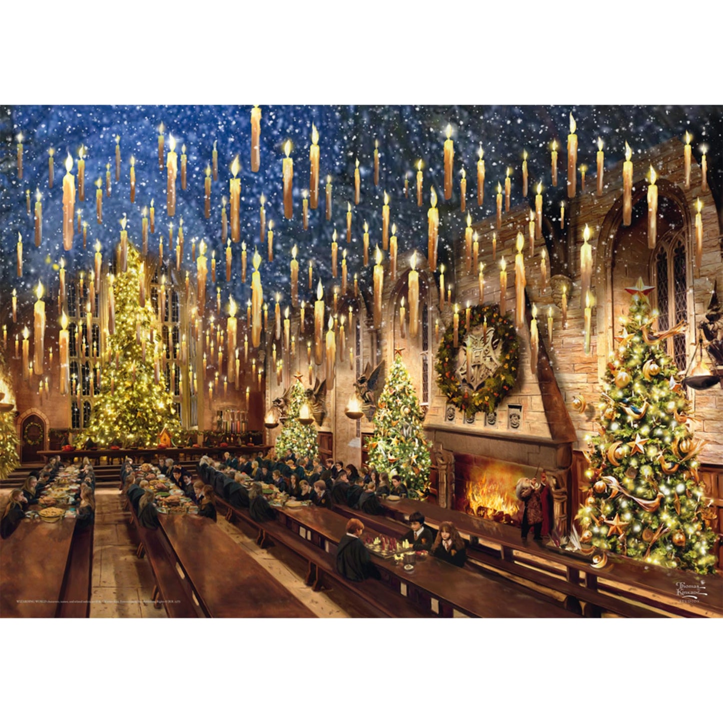 Schmidt Spiele 58578 Thomas Kinkade, Wizarding World, Harry Potter, Marele Salon, Puzzle 1000 piese