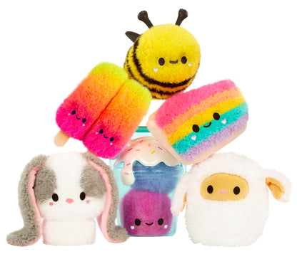 Fluffie Stuffiez Axolotl Jucărie de Pluș Surpriză, 4+ ani
