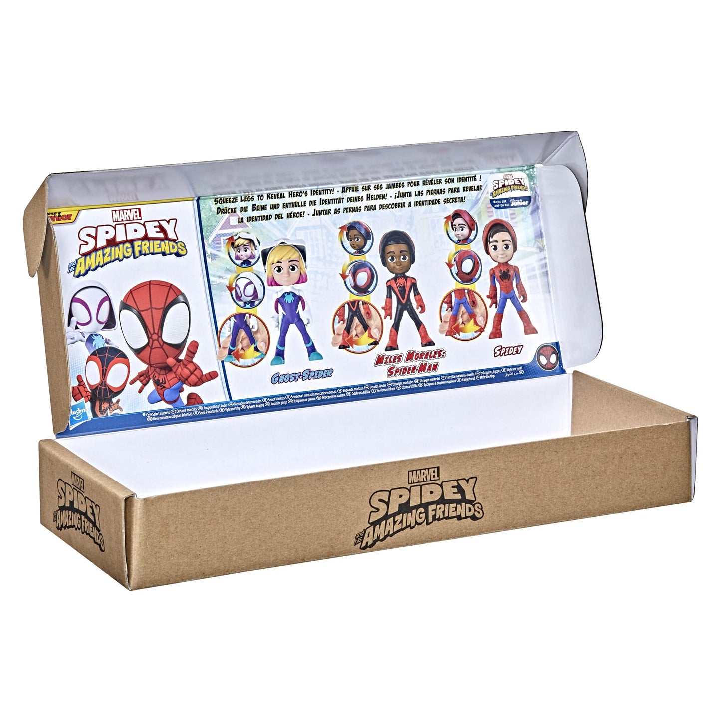 Set de Acțiune Hasbro Spidey și Prietenii Săi, Multipack cu Figuri Mascarade, 10 cm, pentru Copii de la 3 Ani F1486