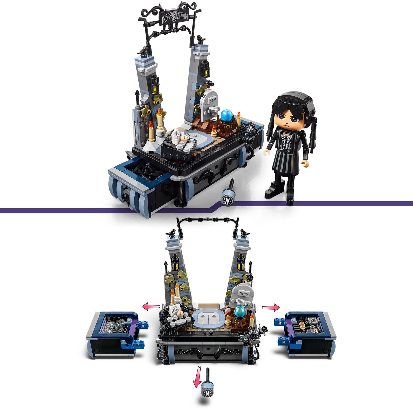 LEGO Wednesday 76780 Figurina Wednesday Addams, 10+ ani