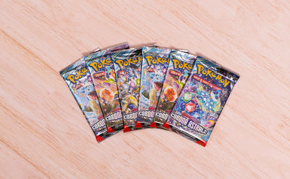 Pachet de expansiune Pokémon TCG: Scarlet și Violet - Astral Crown (Șase pachete de expansiune) EXCLUSIV AMAZON