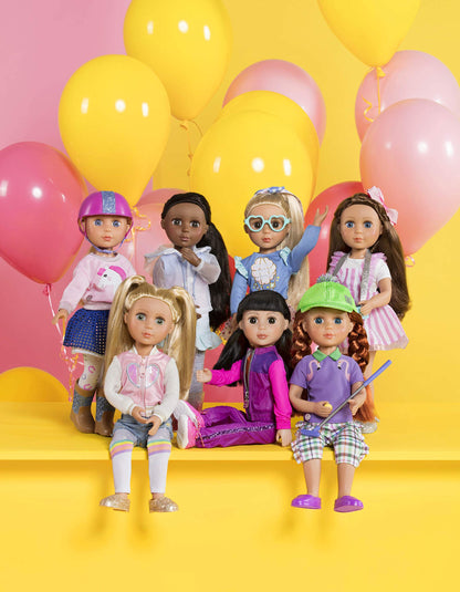 Glitter Girls Costum echitatie Deluxe papusi 36 cm, 3+ ani