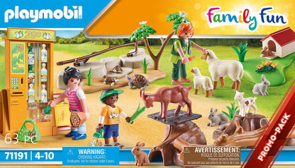 Playmobil Family Fun 71191 - Animalele de la Zoo