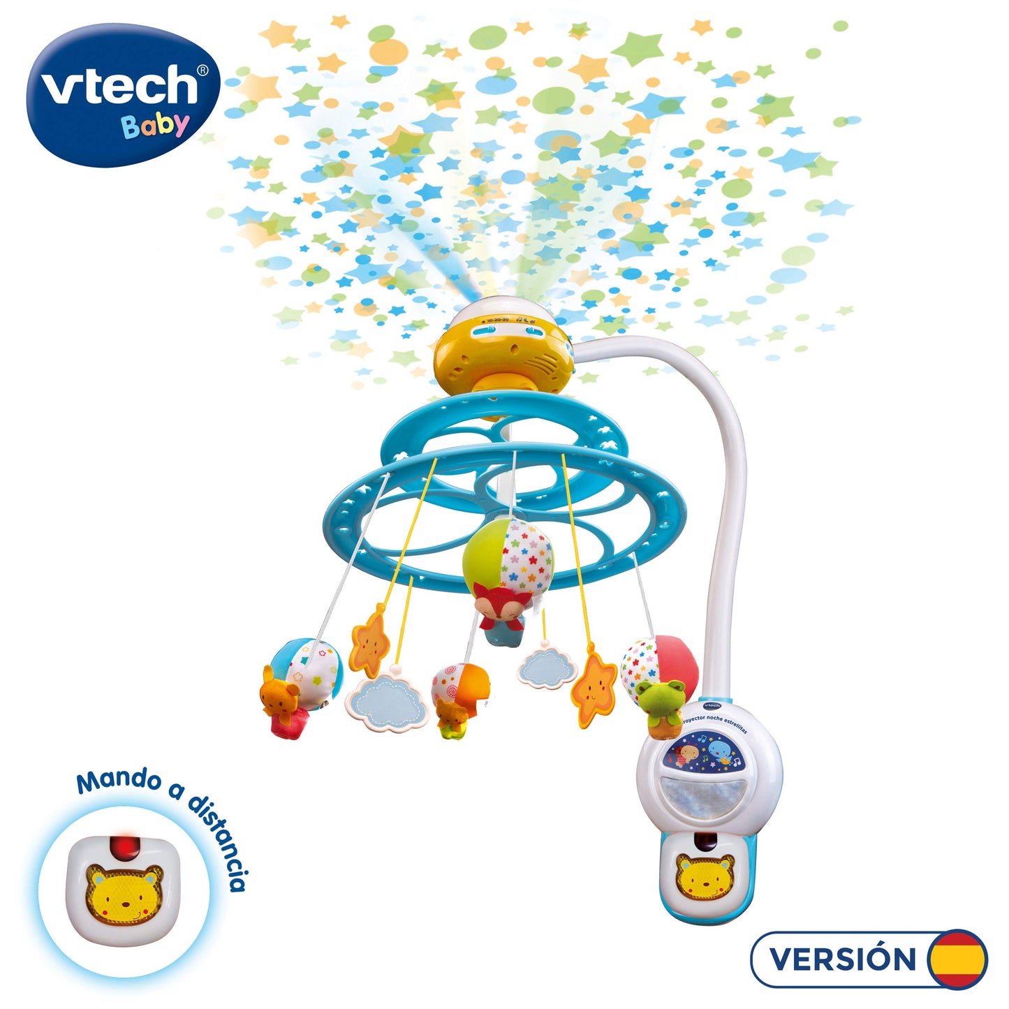 Carusel Muzical Patut Vtech Noapte Buna Bebe Cu Activare Vocala si proiector - Vtech