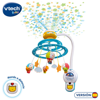 Carusel Muzical Patut Vtech Noapte Buna Bebe Cu Activare Vocala si proiector - Vtech