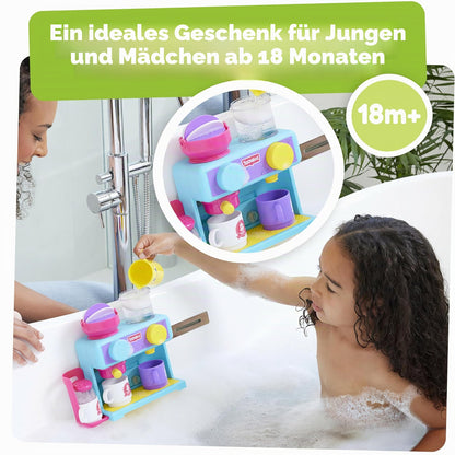 Tomy Toomies Toomies Set de joacă pentru baie Barista cu 3 căni, 1 ulcior, 1 shaker pentru copii de la 18 luni