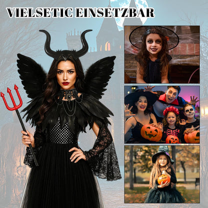 JrnSvp Costum Maleficent femei, 7 piese