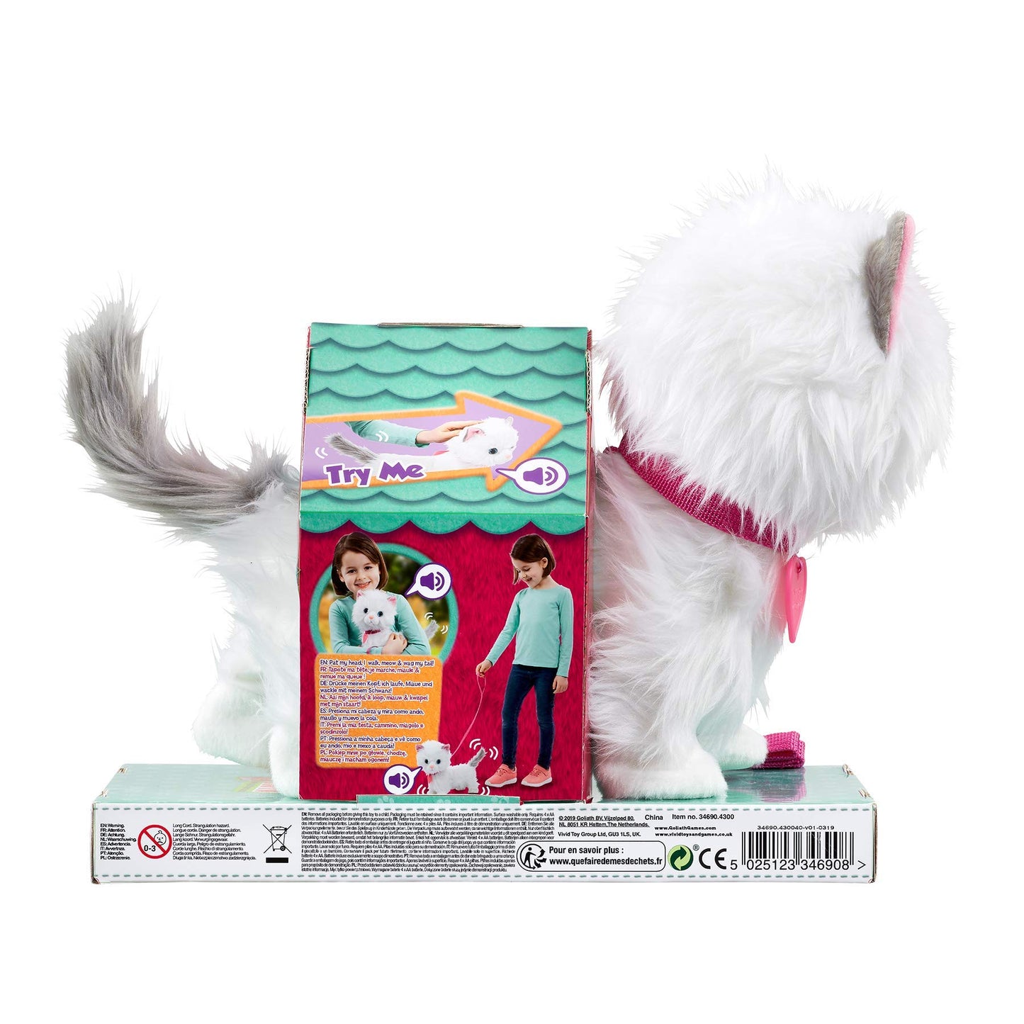 Jucărie Goliath Toys 256.576 Animagic Pisica Mimi, colorată