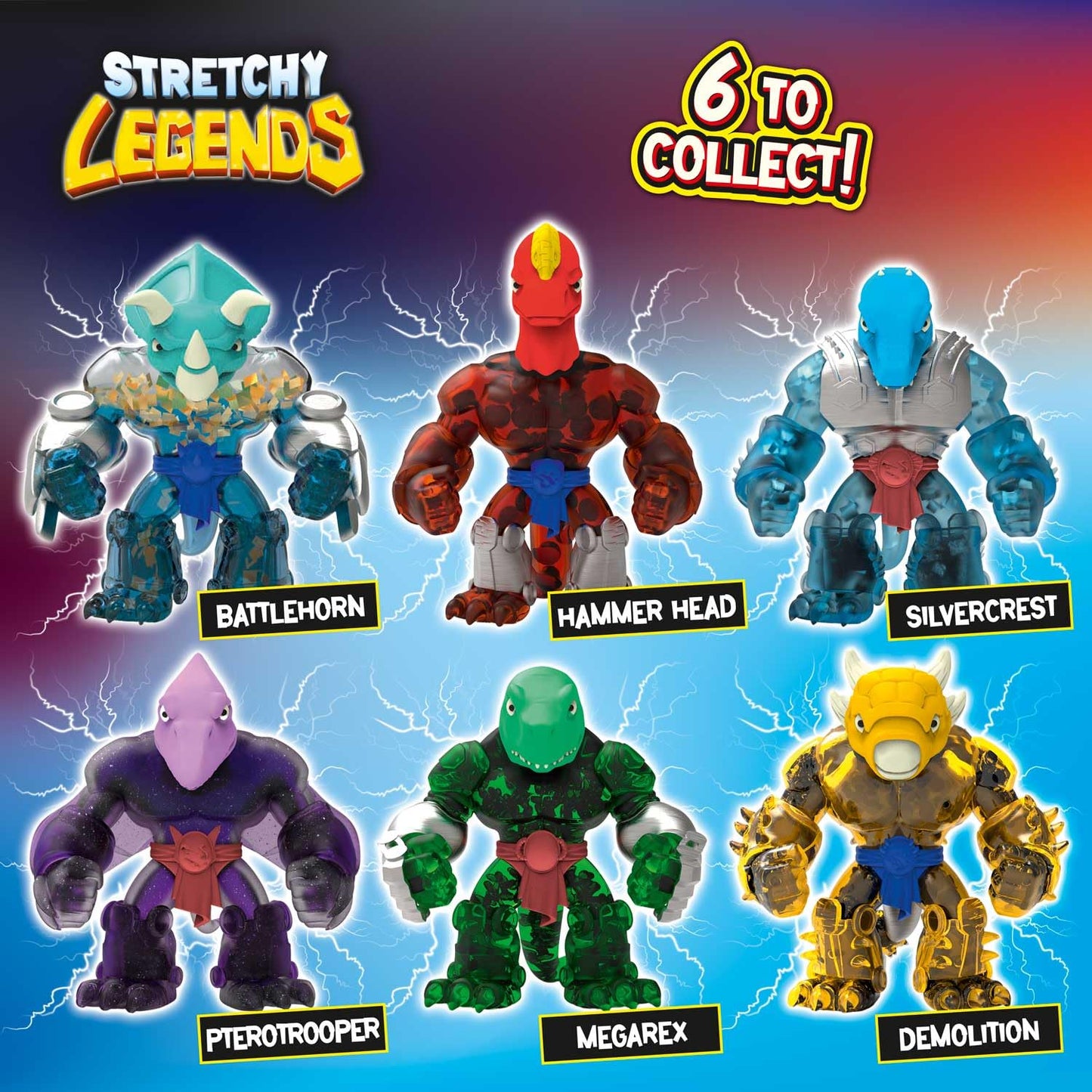 CRAZE Stretchy Legends Figurină elastică Ciocanul Cap