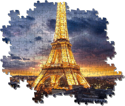 Clementoni 39514 Turnul Eiffel – Puzzle 1000 piese, joc de îndemânare pentru întreaga familie, joc colorat de asamblare, puzzle pentru adulți de la 14 ani