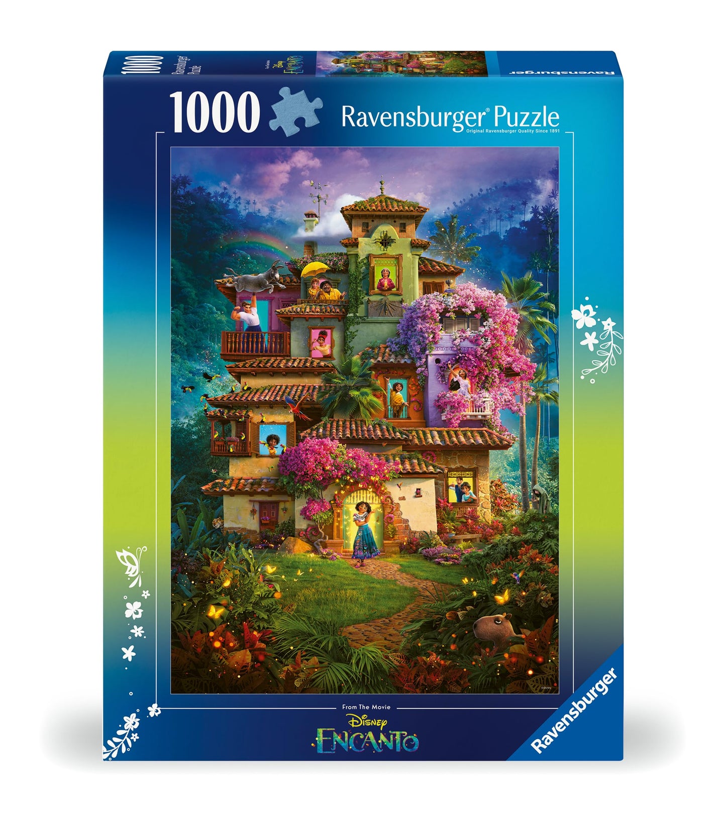 Puzzle Ravensburger Encanto - 1000 piese pentru adulți și copii de la 14 ani, cadou Disney