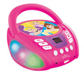 Lexibook RCD109DP CD Player Bluetooth Disney Printese, roz