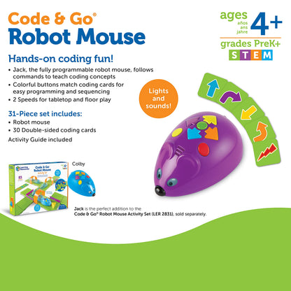 Learning Resources Set Robot Mouse STEM