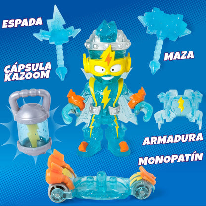 SUPERTHINGS Baza Secretă Kazoom Power, Include 1 Kazoom Kid și 1 SuperThing exclusiv, plus multe Accesorii