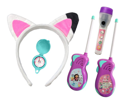 Set de Aventuri Gabby's Dollhouse Walkie talkie, urechi de pisica, busola si lanterna