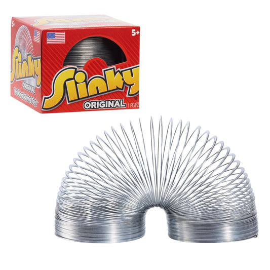 Just Play Original Slinky Jucărie cu Arc Metalic Antistres pentru Copii de la 5 Ani