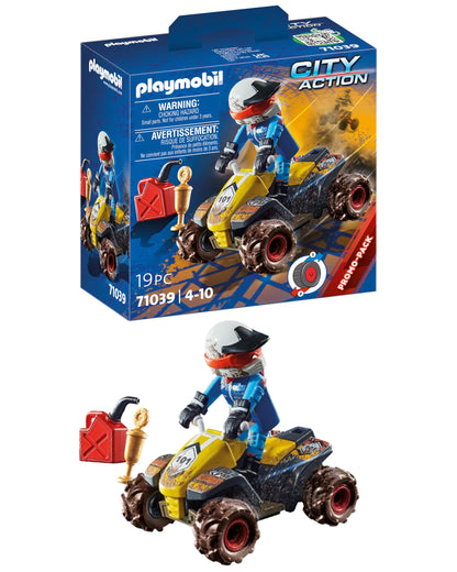 PLAYMOBIL City Action, Quad Offroad 71039, de la 4 ani