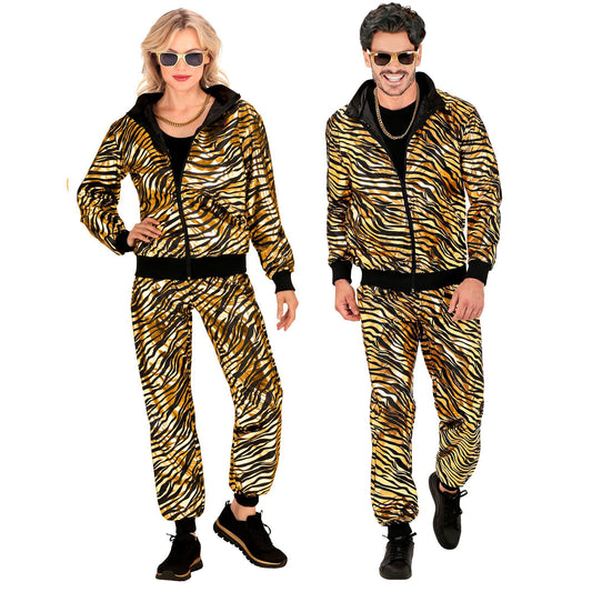 WIDMANN MILANO Costume de Petrecere - Training cu Model Animal, Outfit Anii '80, Jogging, Costum de Carnaval