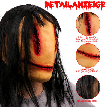 SelfTek Mască Horror Fantomă din Latex Halloween