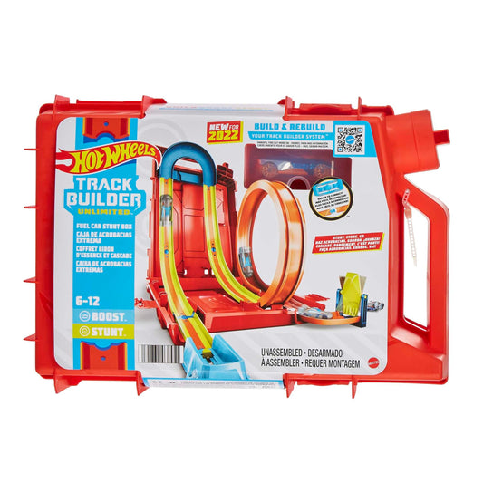 Hot Wheels HDX78 Set de curse cu pistă și cascadorii cu rezervor de benzină 6+ ani