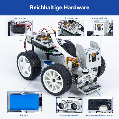 SUNFOUNDER PiCar-X Robot AI Raspberry Pi, ChatGPT-4