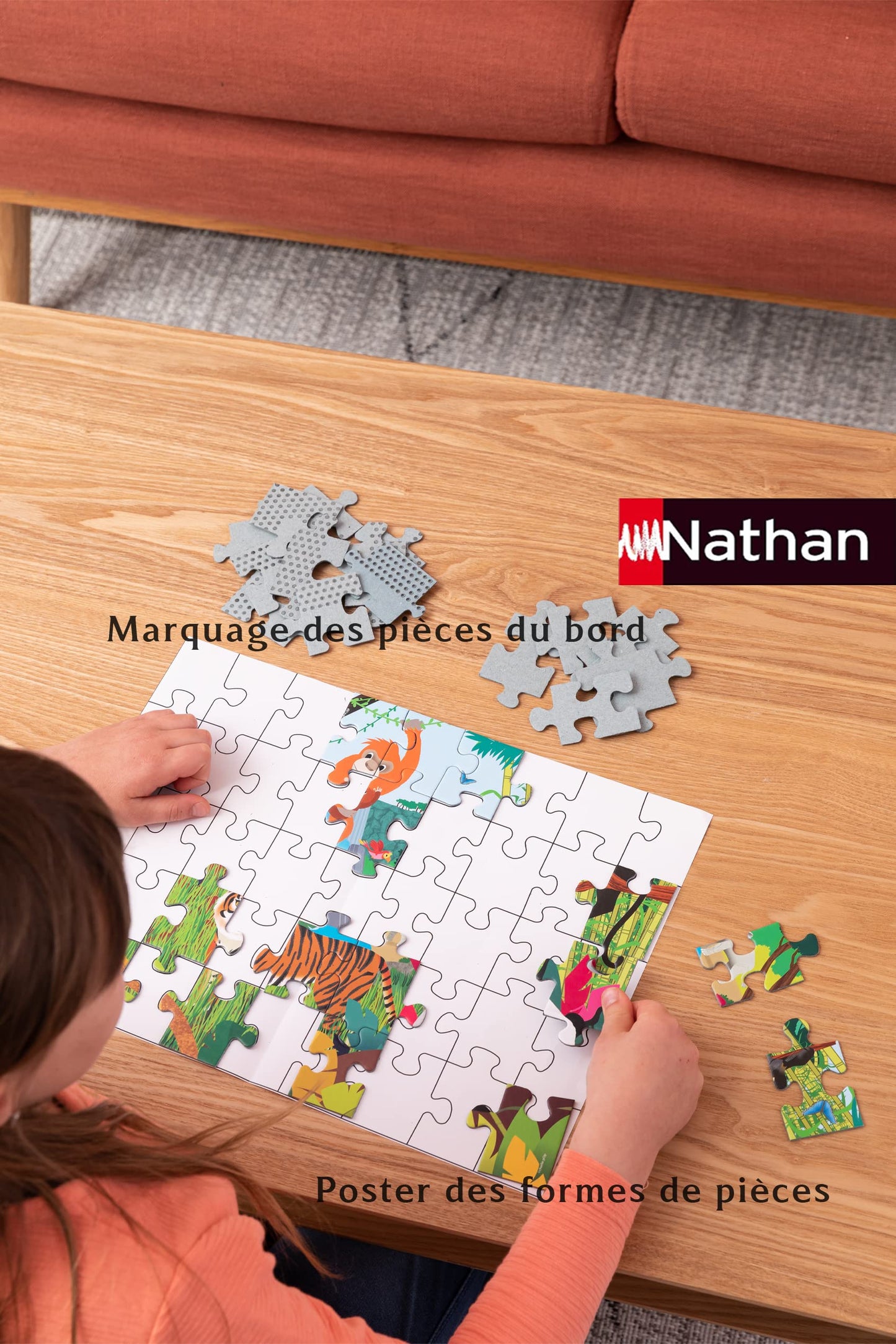 Nathan Puzzle Disney Animals, 45 piese, 5+ ani