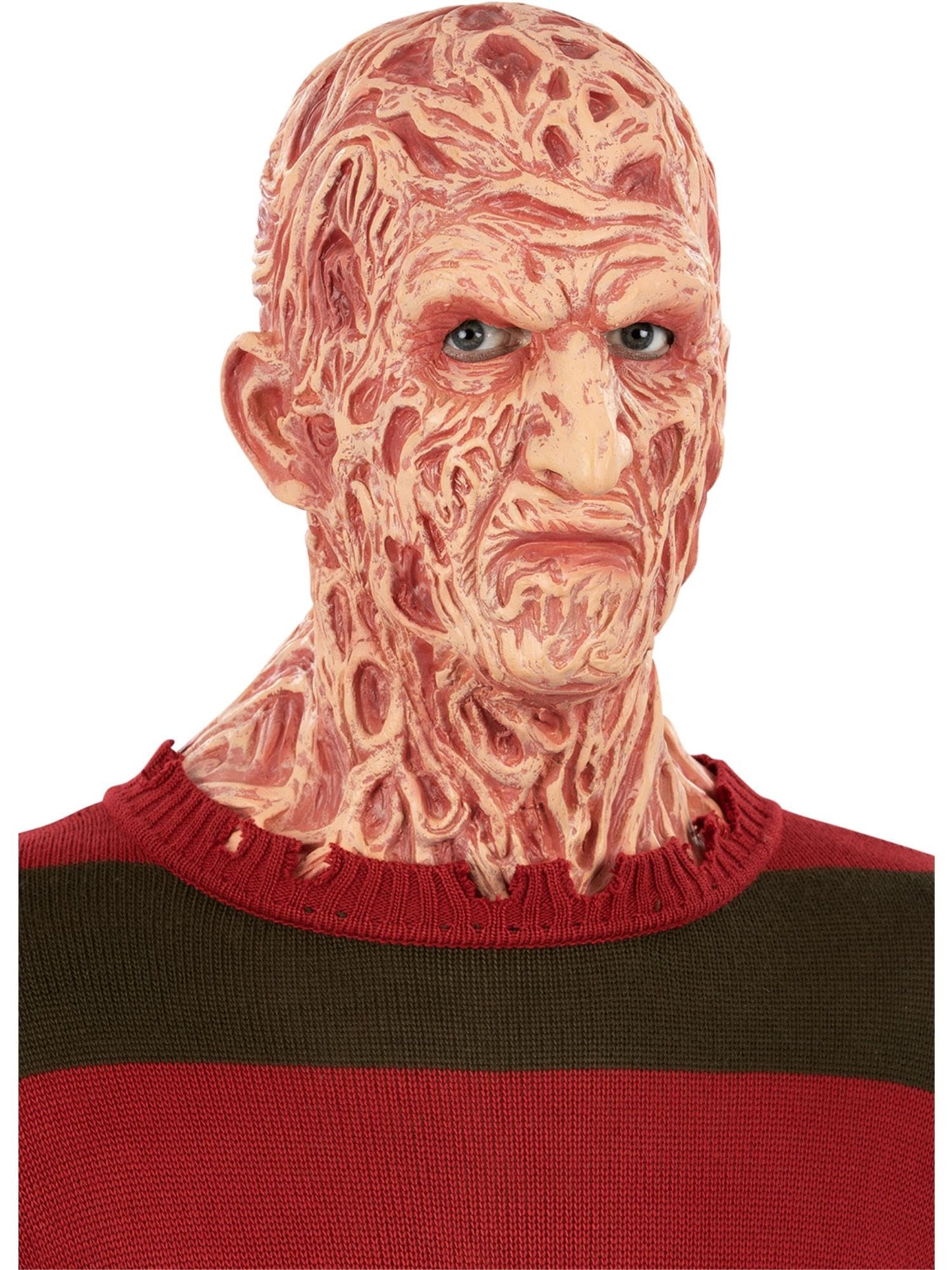 Smiffys A Nightmare On Elm Street Masca Freddy Krueger din Latex cu Cap Integral pentru Halloween
