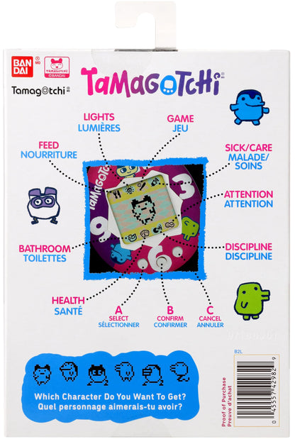 TAMAGOTCHI Bandai - Jucărie electronică originală Ginjirotchi, carte comică, multicolor, 42982, pentru copii de la 8 ani, revine cu animalul tău de companie preferat.