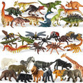 TOEY PLAY Set 36 Figurine Animale, Dinozauri, Insecte