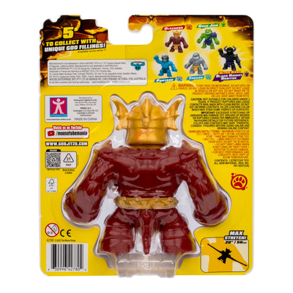 moose toys Heroes of Goo Jit Zu Stretch Striker Set de figurină elastică Blazagon cu umplutură elastică extensibilă până la de 3 ori mărimea sa
