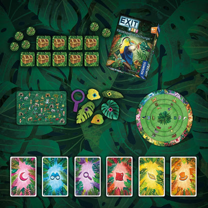 Kosmos 683375 EXIT® Set de joc Puzzle în junglă 5+ ani (limba germană)