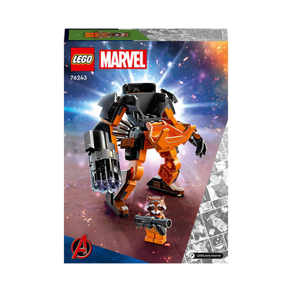 LEGO 76243 Armura robot Rocket Marvel, 98 piese