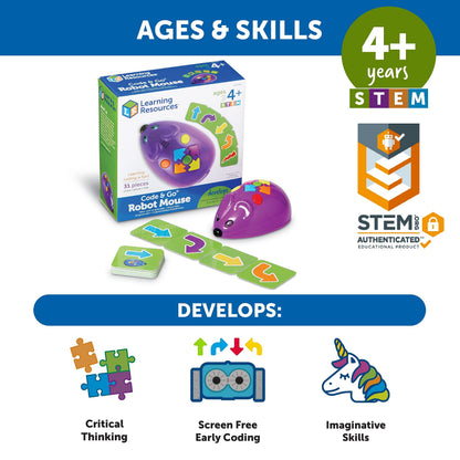 Learning Resources Set Robot Mouse STEM