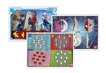 Clementoni 16453 Quiz Calatorii Spiderman, 4+ ani