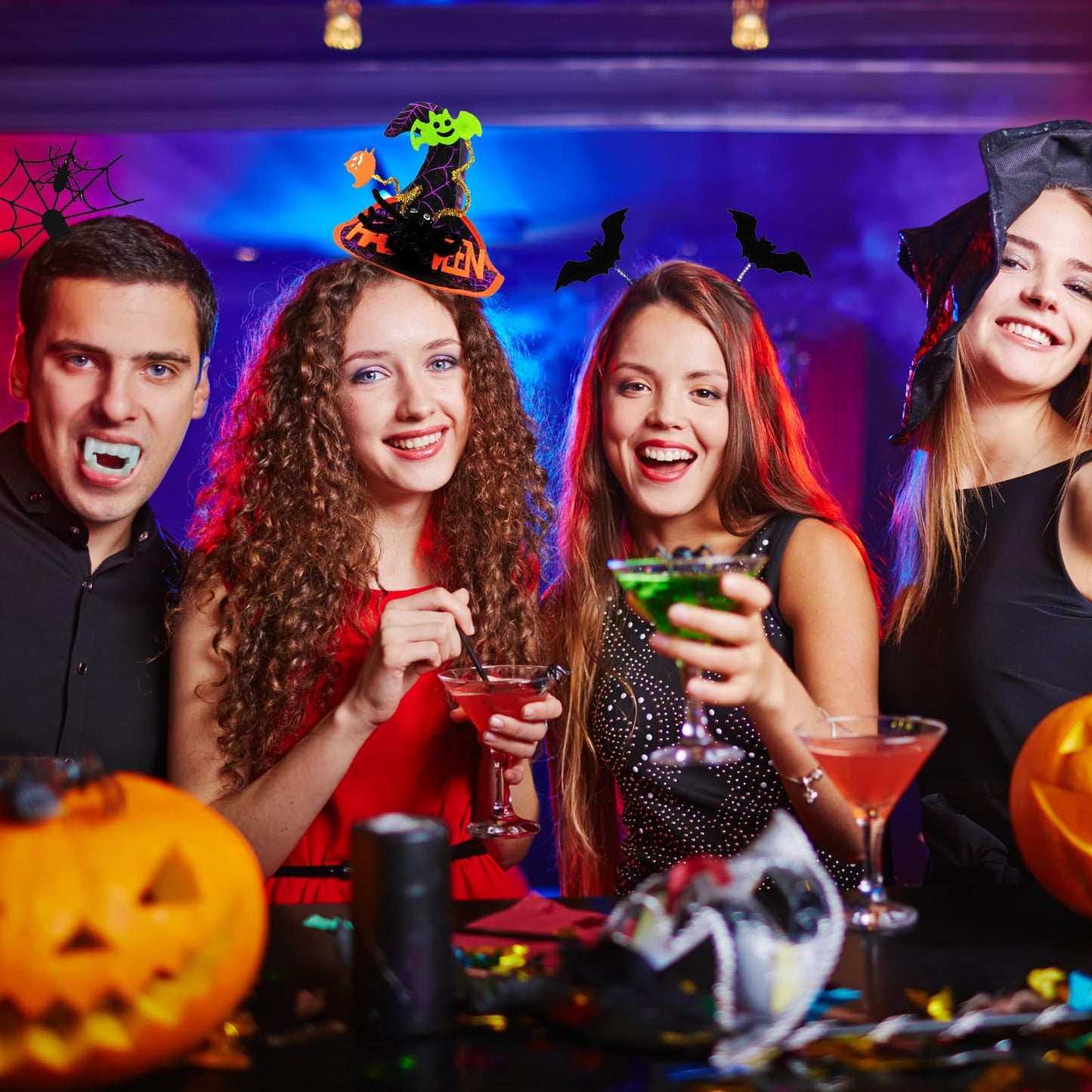 TanyoKing Set 6 Accesorii Păr Halloween, diademe