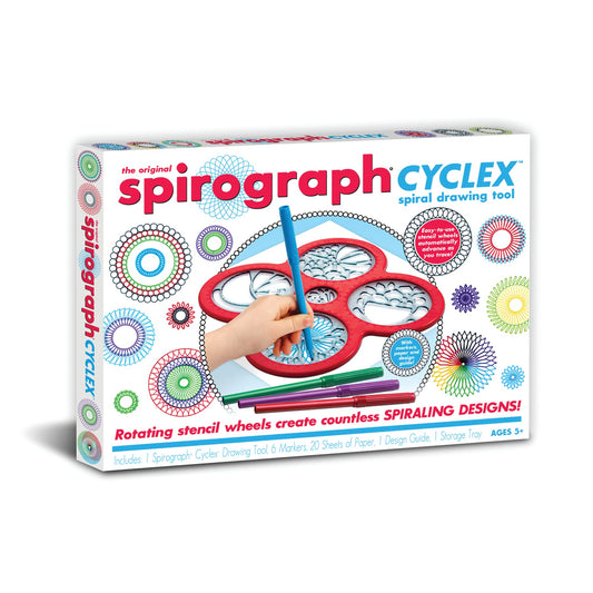 Silverlit Spirograph Cyclex Set creativ, 6 markere, 20 foi