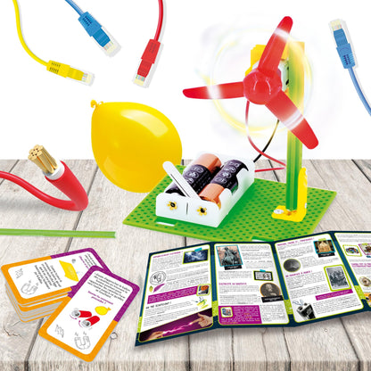 Descoperirea electricității – Set științific – I'm a Genius Pocket – Componente sigure