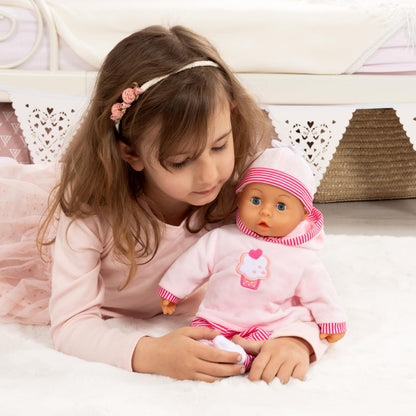 Bayer Design Păpușă Bebe 38 cm, 24 sunete