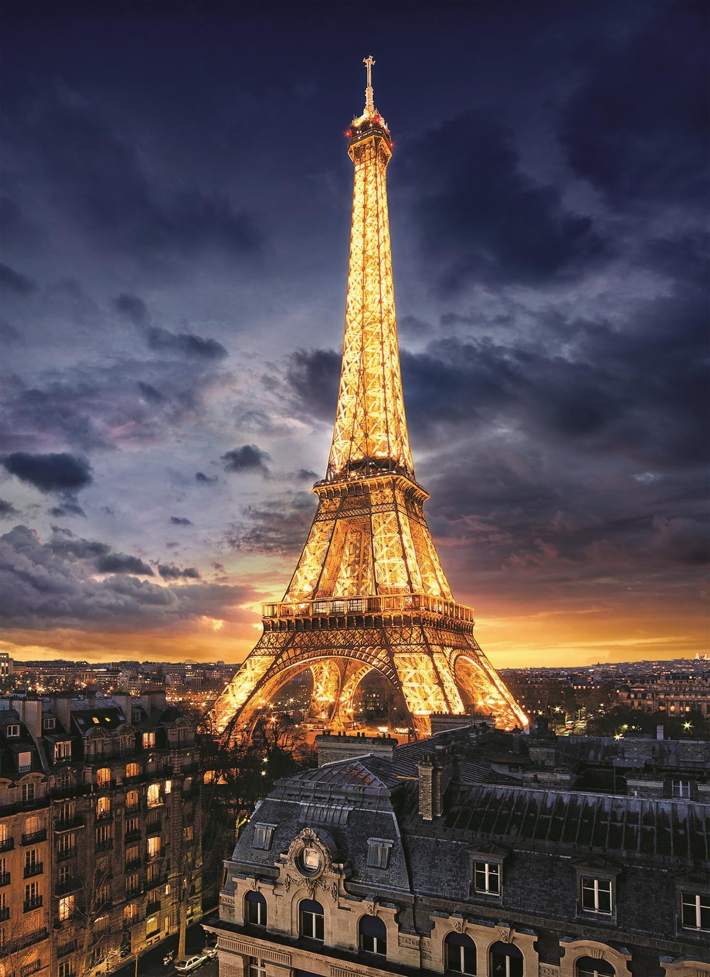 Clementoni 39514 Turnul Eiffel – Puzzle 1000 piese, joc de îndemânare pentru întreaga familie, joc colorat de asamblare, puzzle pentru adulți de la 14 ani