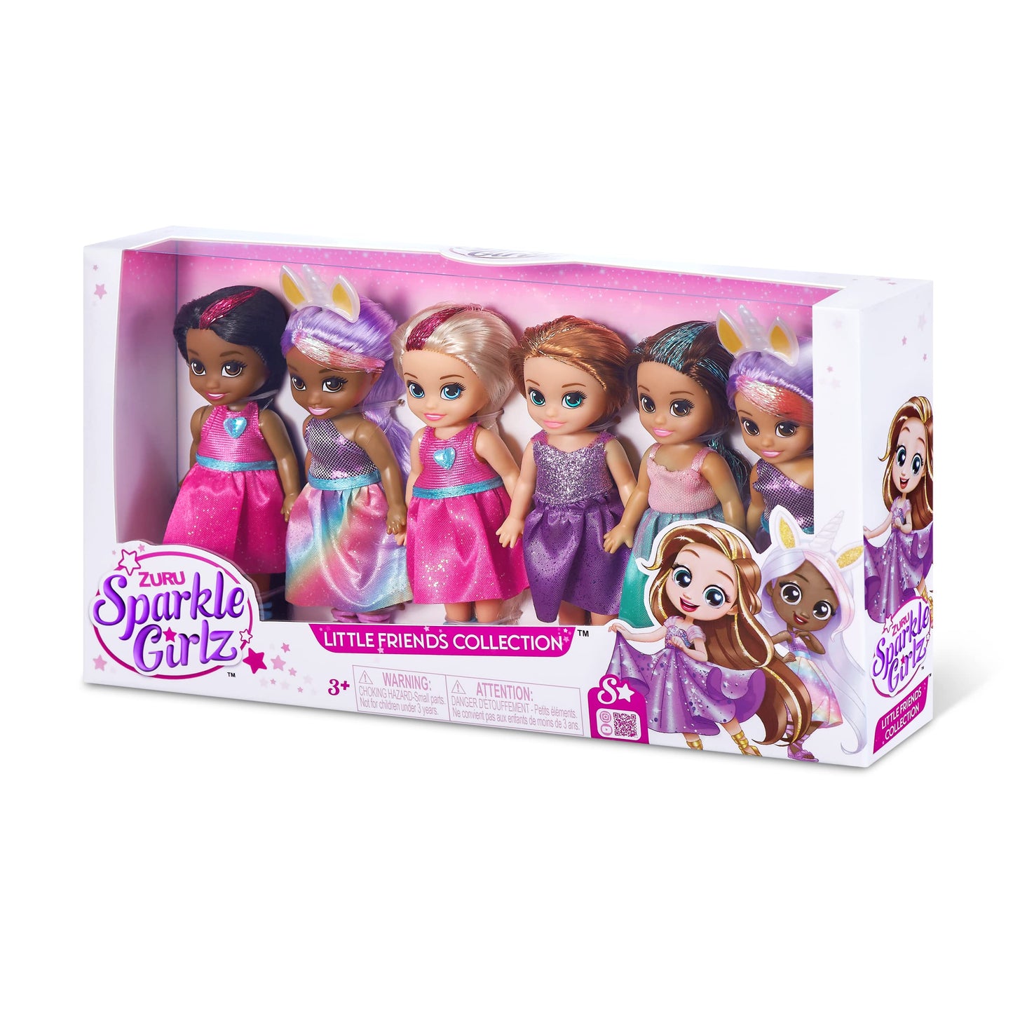 Sparkle Girlz Păpuși Prințesă, pachet de 6