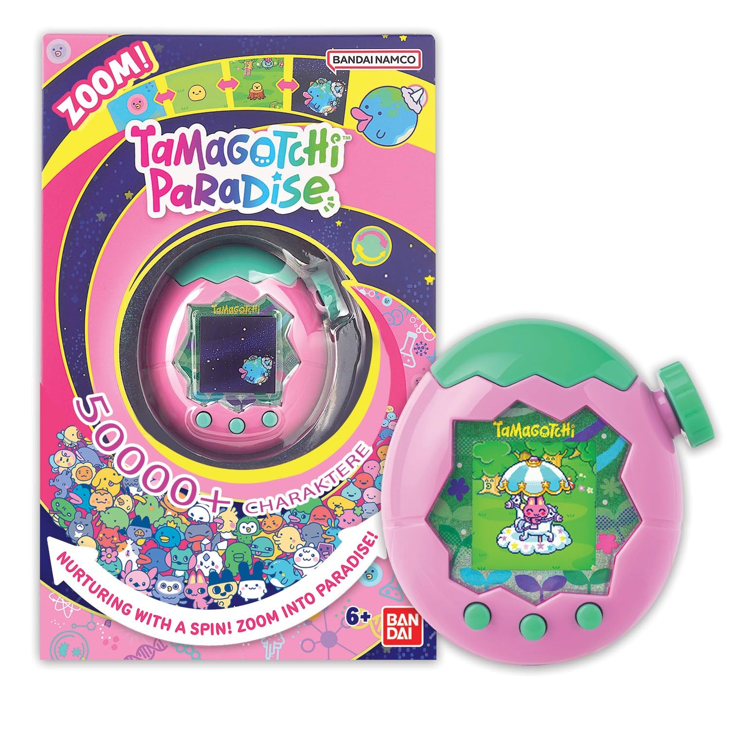 Tamagotchi Paradise Erde Animal Virtual, 6+ ani (germană)