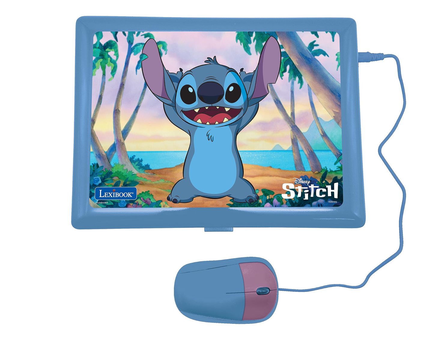 Lexibook JC598Di1 Disney Stitch Laptop bilingv, 124 activități