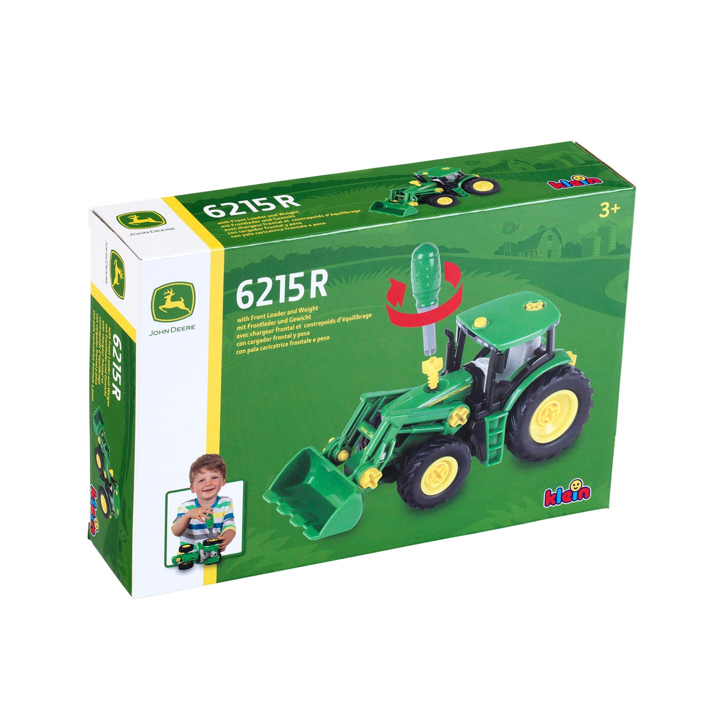 Theo Klein 3903 Tractor John Deere, 1:24, 3+ ani