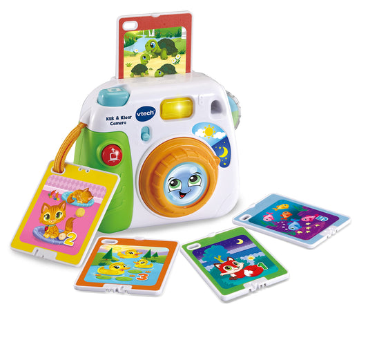 VTech - Baby Click & Camera Ready - Jucărie educativă pentru bebeluși - pentru băieți și fete - 1-3 ani - versiune olandeză
