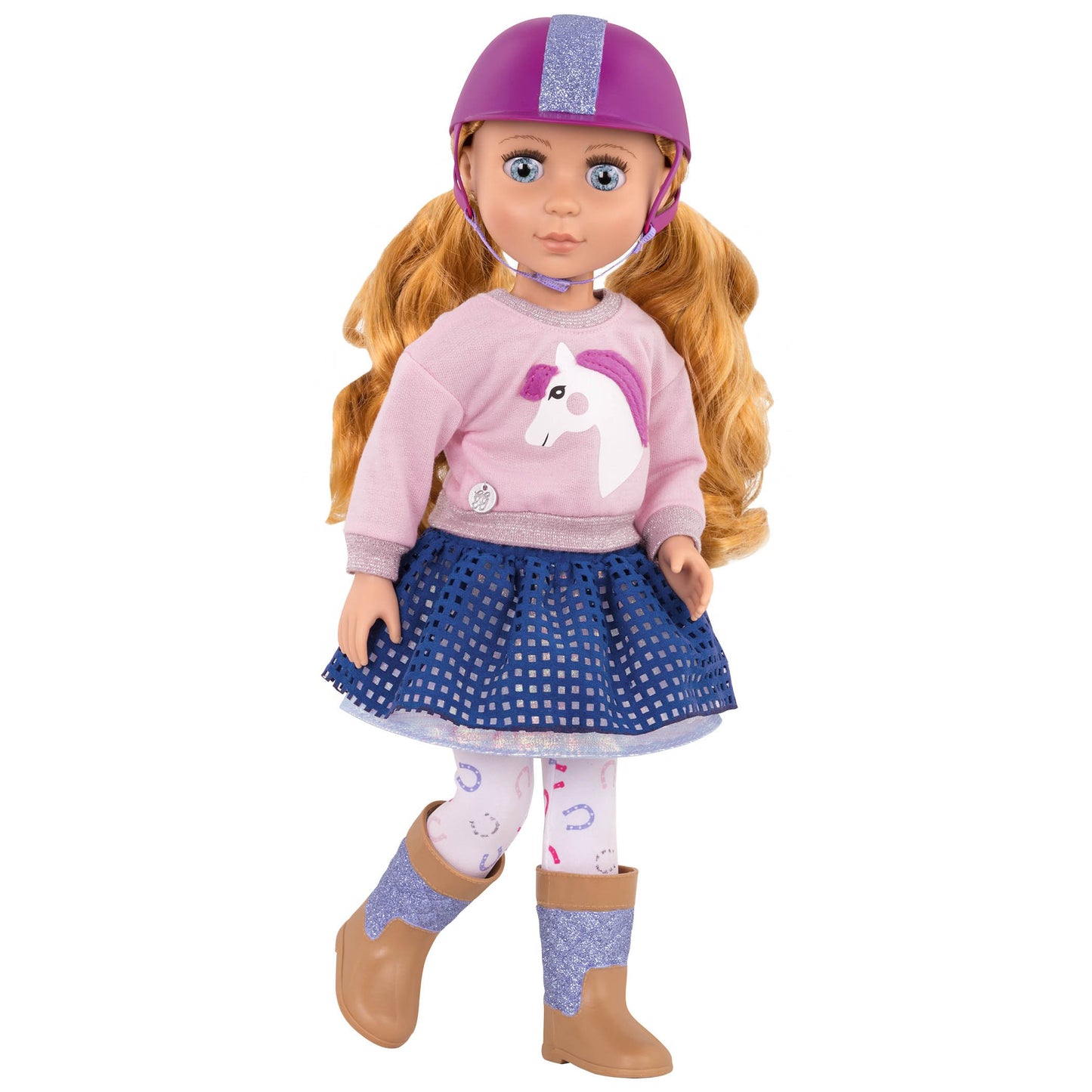 Glitter Girls Costum echitatie Deluxe papusi 36 cm, 3+ ani