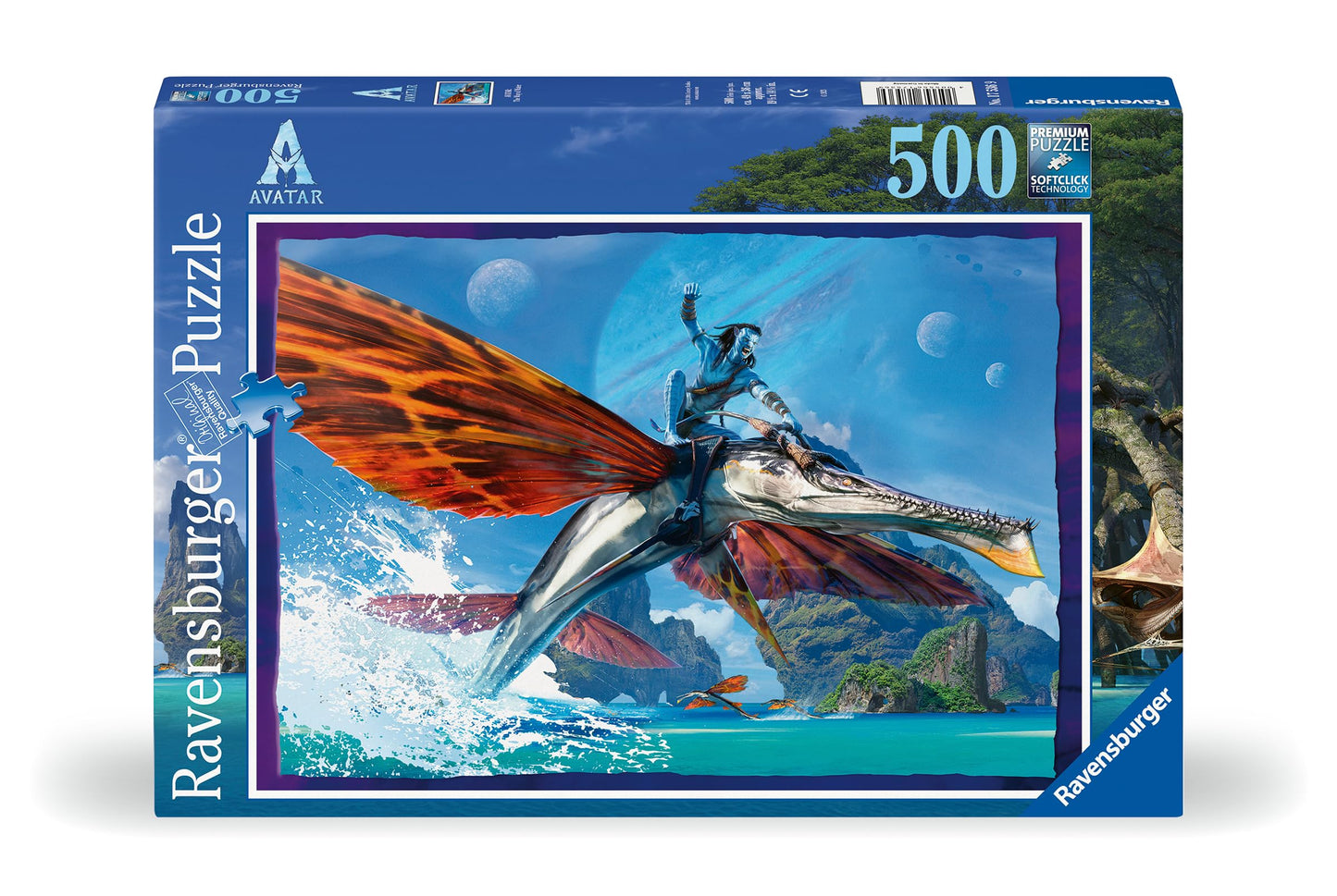 Ravensburger - Puzzle Avatar 2, 500 Piese, Puzzle pentru Adulți