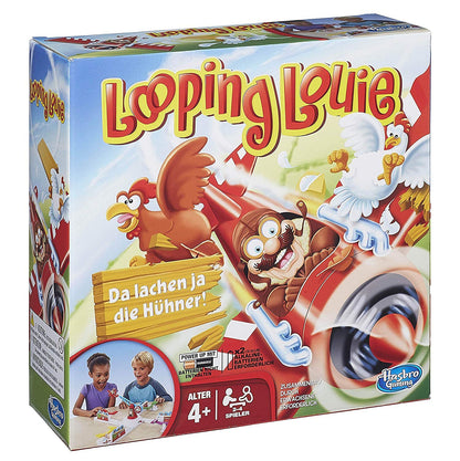 Hasbro Gaming Looping Louie - joc amuzant pentru 2-4 jucători, vârsta 4+, perfect pentru întreaga familie, joc de îndemânare, cadou de Crăciun.
