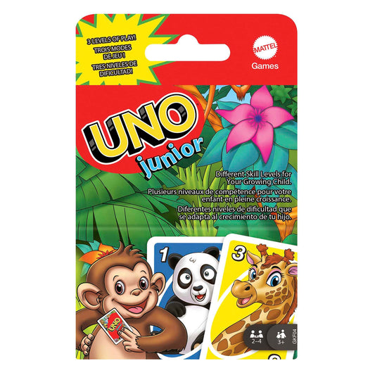 Mattel Games Uno Junior Joc de Cărți, 3+ ani