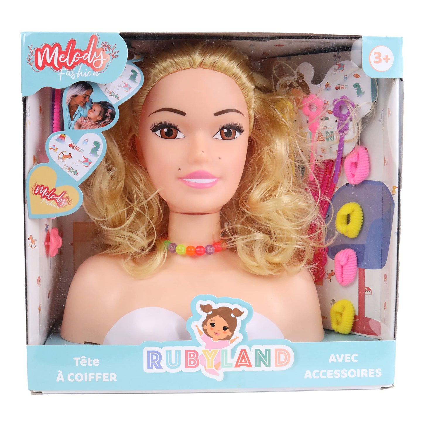 Rubyland Cap de Coafat Melody, blond, 3+ ani
